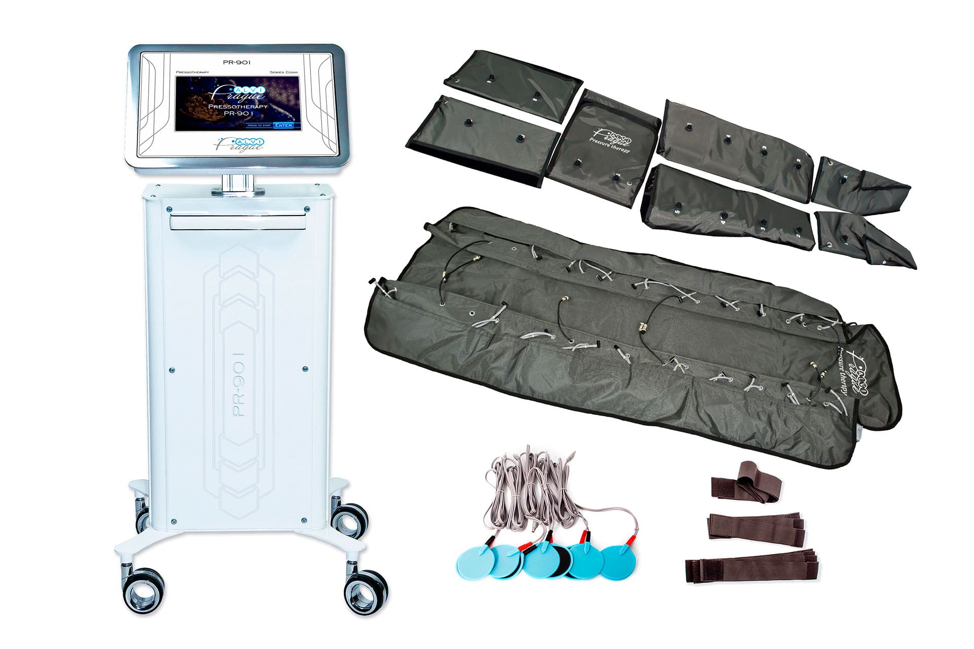 PR-901 aparat de presoterapie cu miostimulare si incalzire IR Alvi-Prague